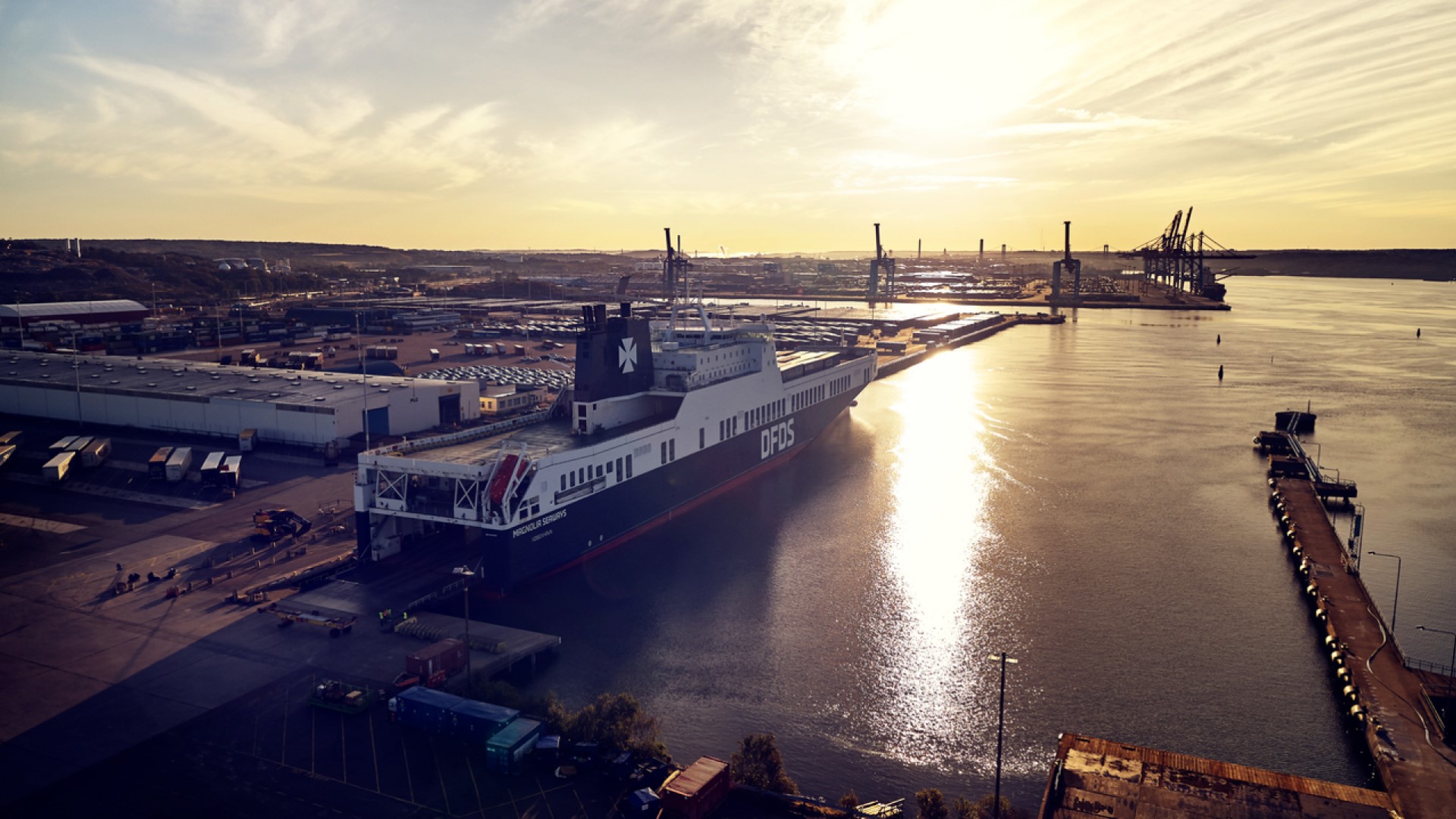 Ship in the sun
